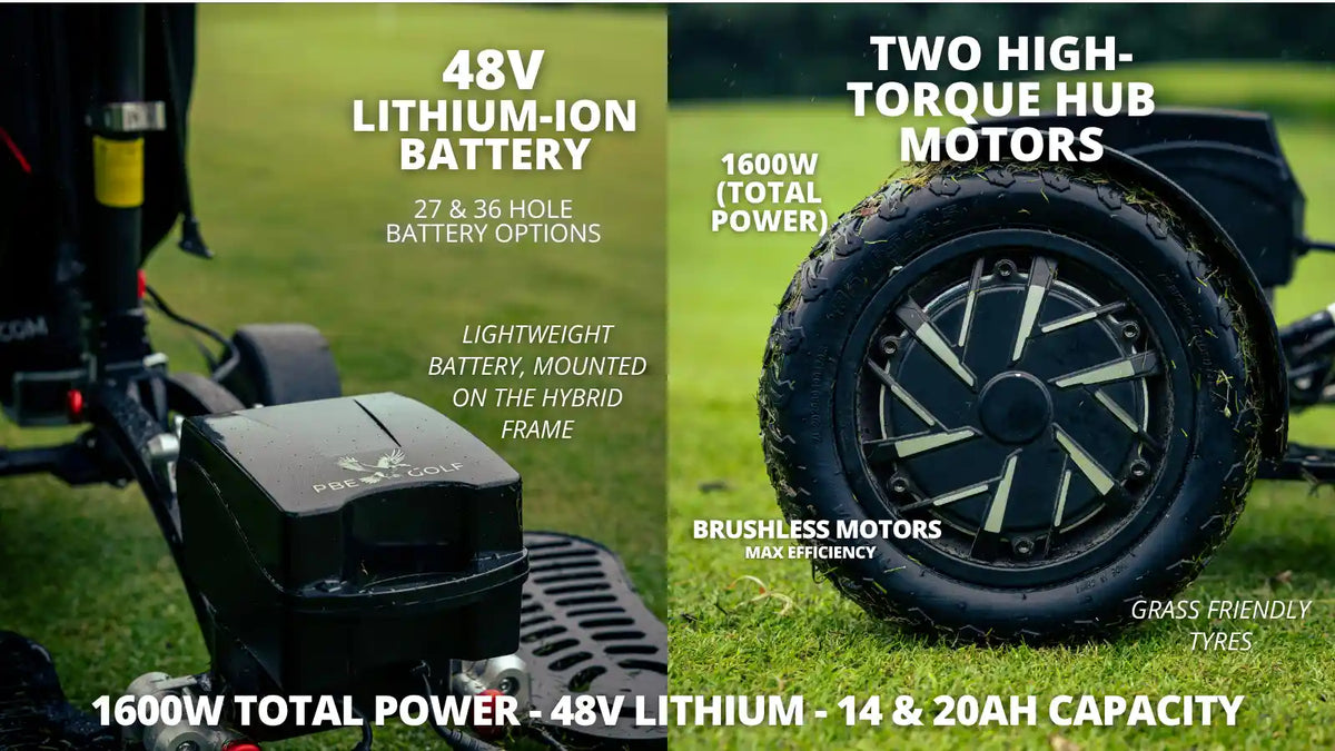 The PBE Hybrid - Dual Mode Electric Golf Buggy