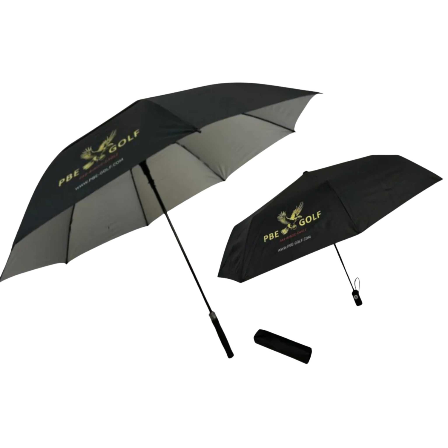 golf and compact umbrella