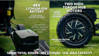 The PBE Hybrid - Dual Mode Electric Golf Buggy