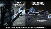 The PBE Hybrid - Dual Mode Electric Golf Buggy