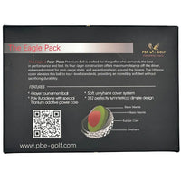 PBE Golf packaging with product details and branding