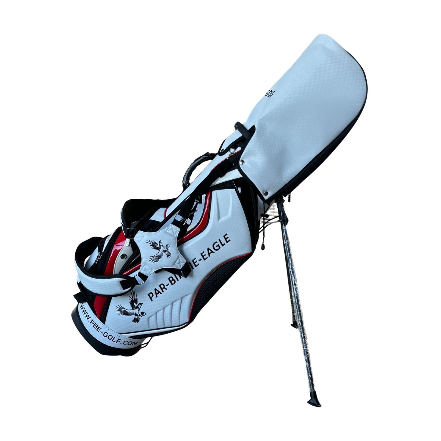 PBE Hybrid Pro Stand Golf Bag - White