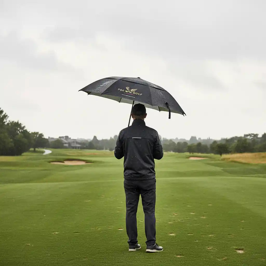 WeatherGuard 62" Double-Canopy Umbrella