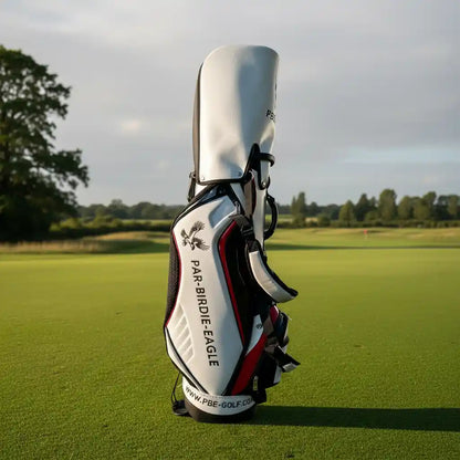 PBE Hybrid Pro Stand Golf Bag - White